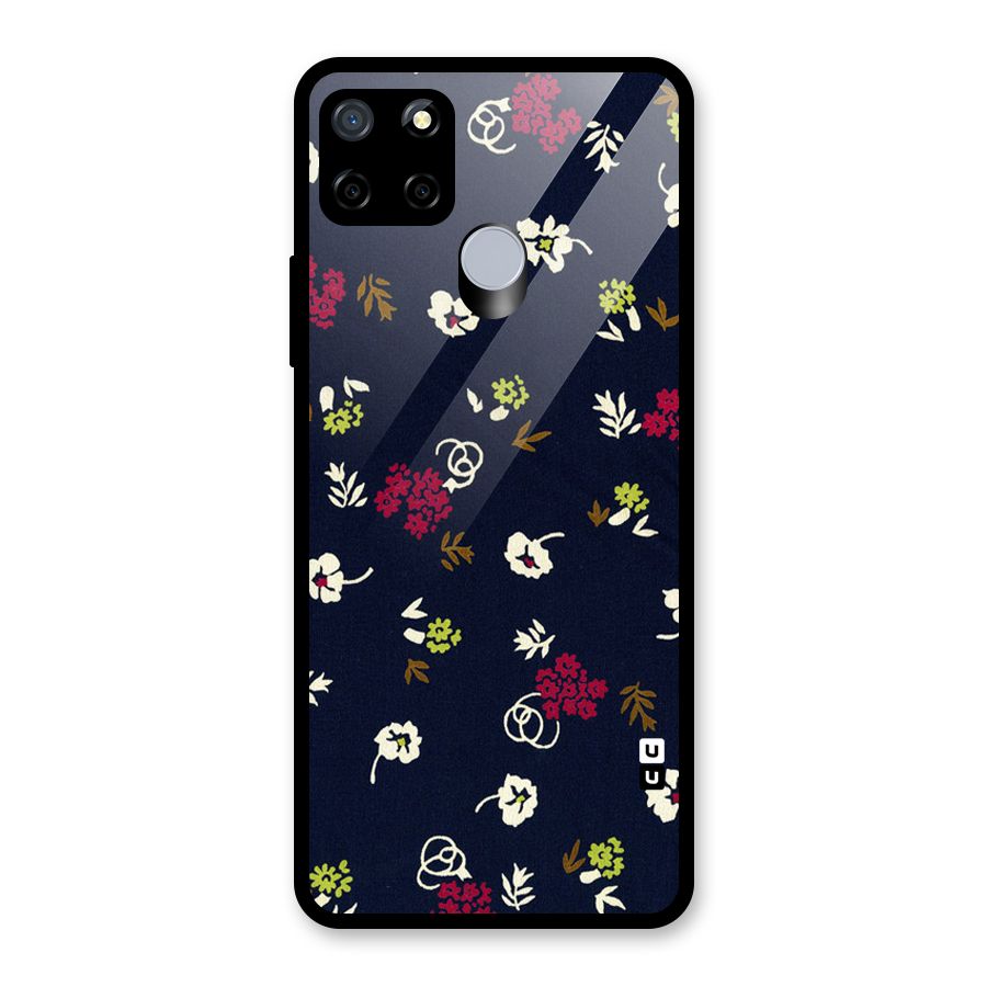 Tiny Flowers Glass Back Case for Realme Narzo 20
