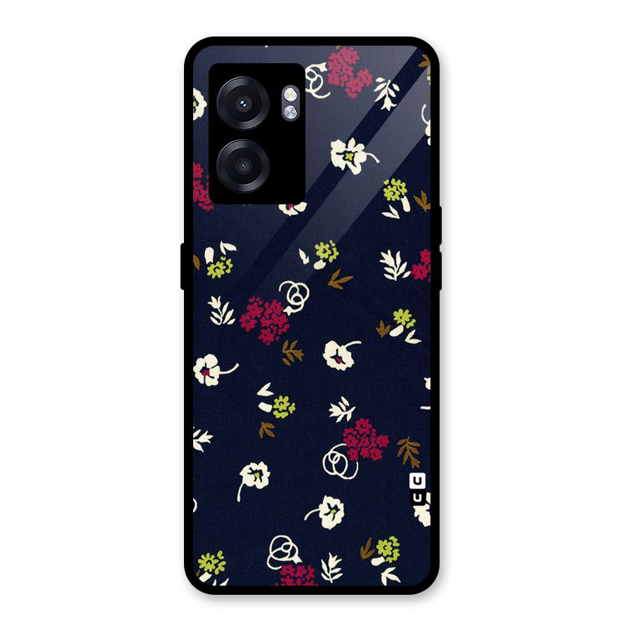 Tiny Flowers Glass Back Case for Realme Narzo 50 5G