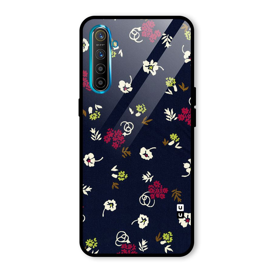 Tiny Flowers Glass Back Case for Realme X2