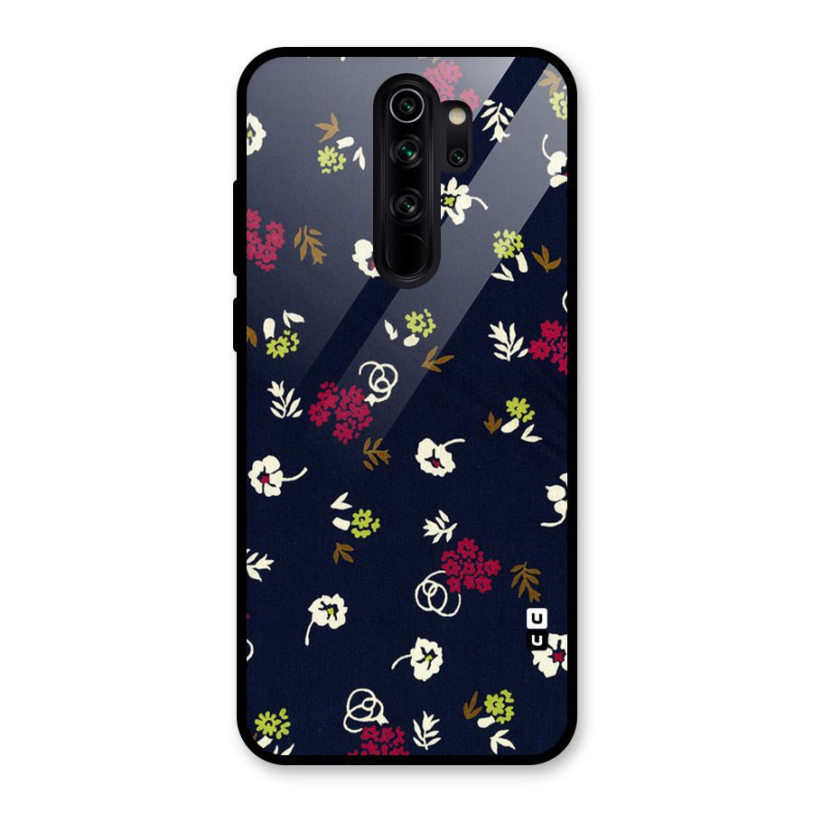 Tiny Flowers Glass Back Case for Redmi Note 8 Pro