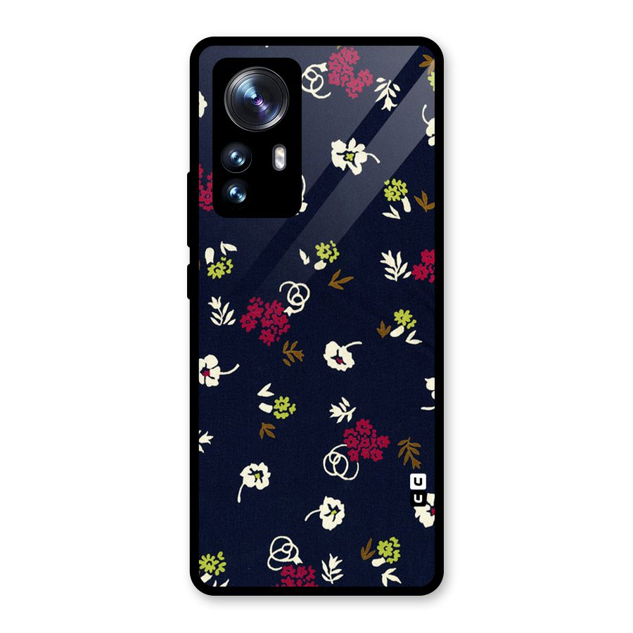 Tiny Flowers Glass Back Case for Xiaomi 12 Pro