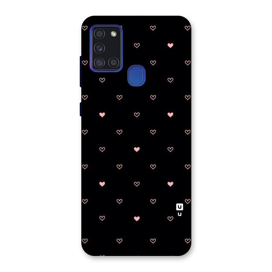 Tiny Little Pink Pattern Back Case for Galaxy A21s