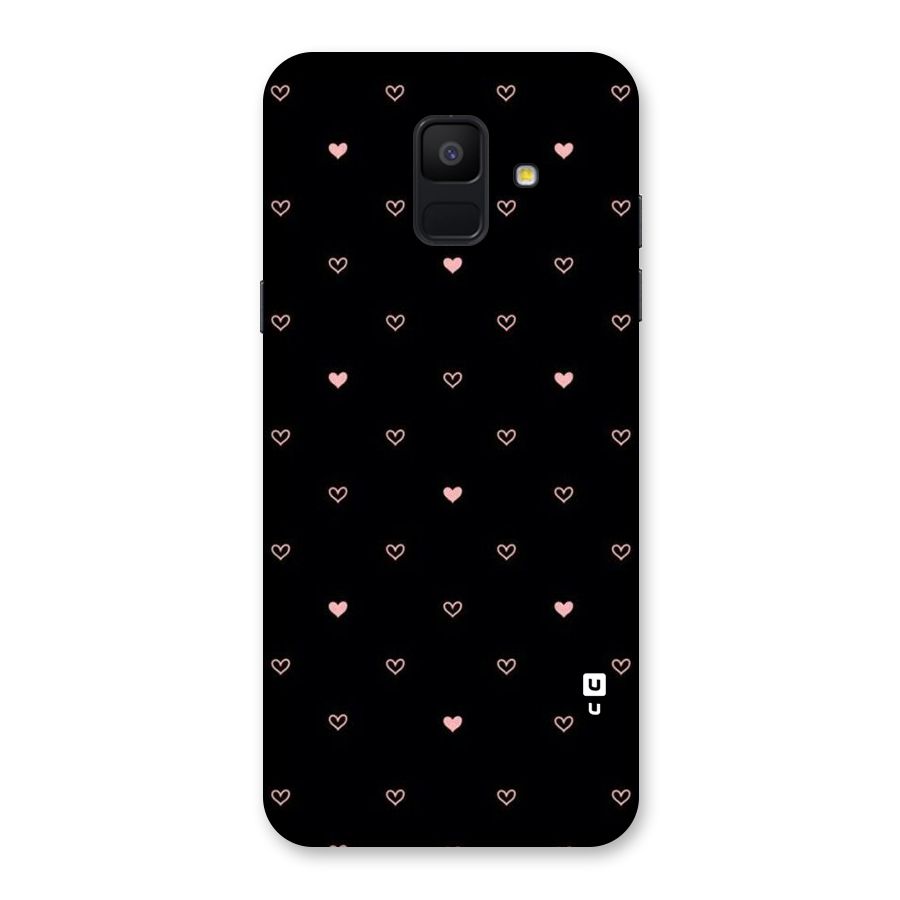 Tiny Little Pink Pattern Back Case for Galaxy A6 (2018)