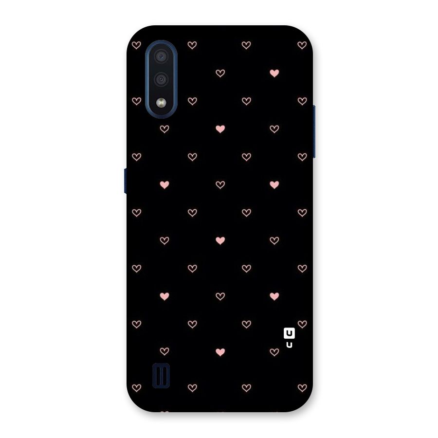 Tiny Little Pink Pattern Back Case for Galaxy M01