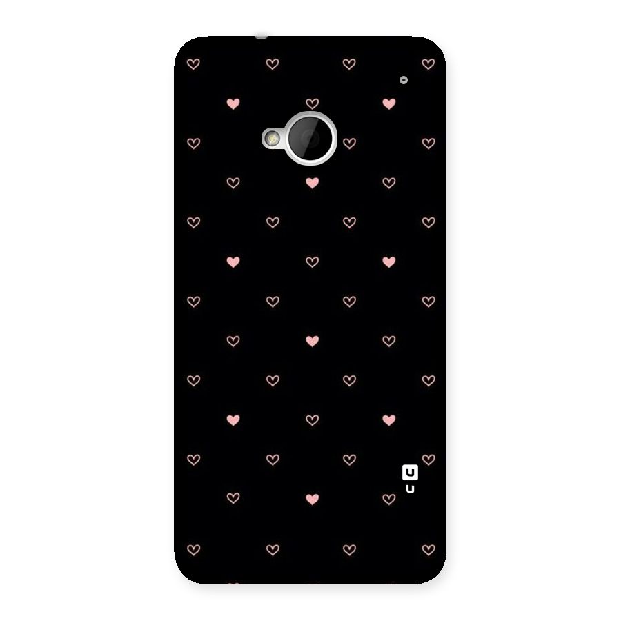 Tiny Little Pink Pattern Back Case for HTC One M7