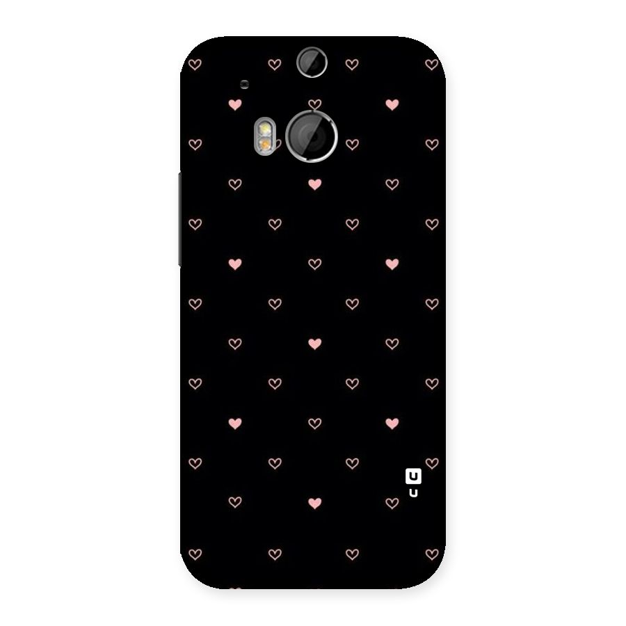 Tiny Little Pink Pattern Back Case for HTC One M8