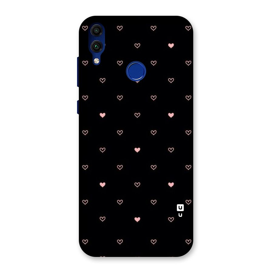 Tiny Little Pink Pattern Back Case for Honor 8C