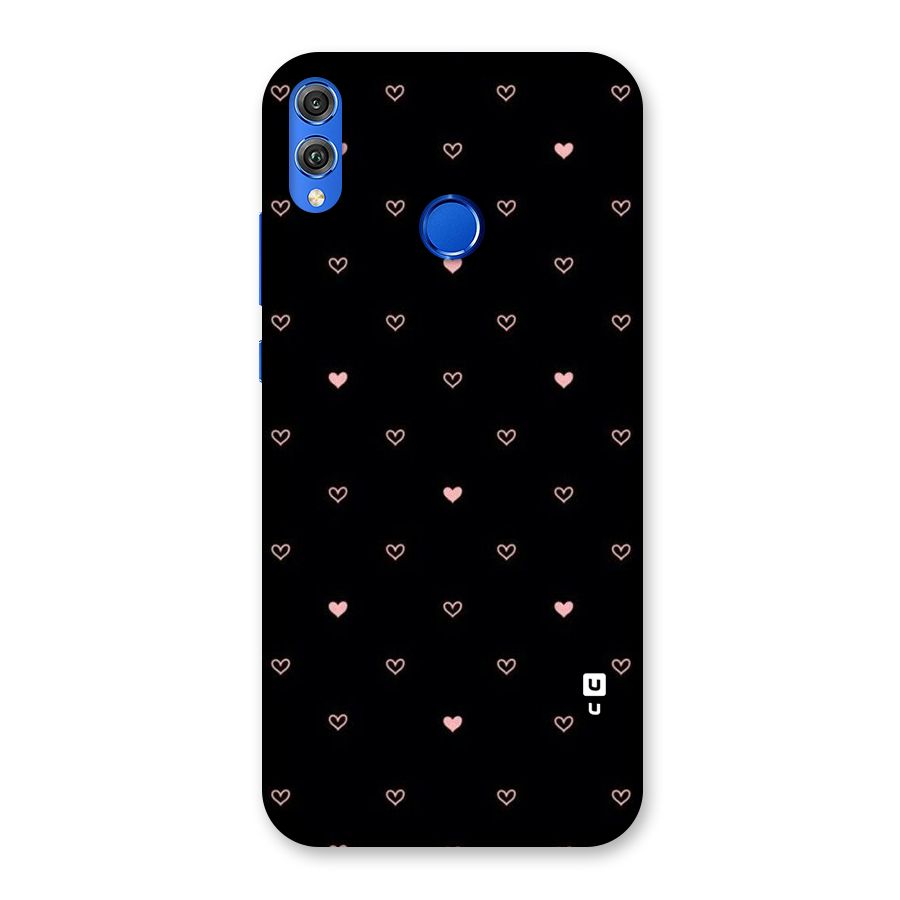Tiny Little Pink Pattern Back Case for Honor 8X