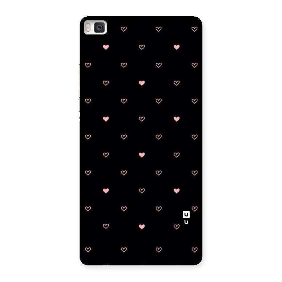 Tiny Little Pink Pattern Back Case for Huawei P8