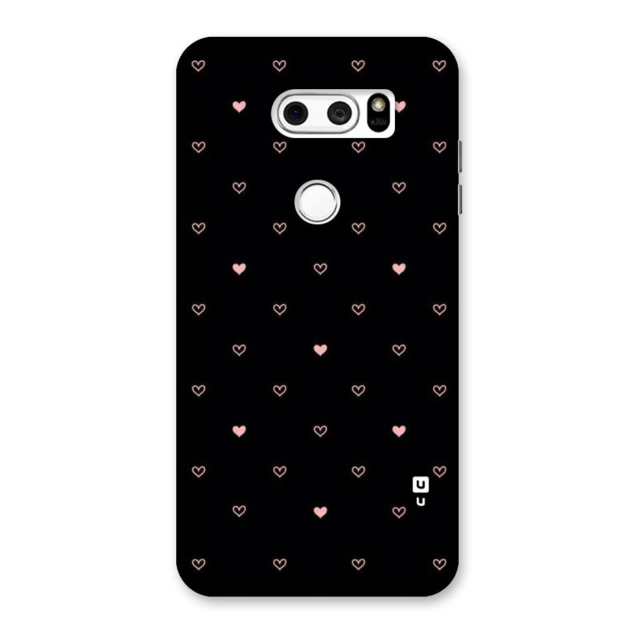 Tiny Little Pink Pattern Back Case for LG V30