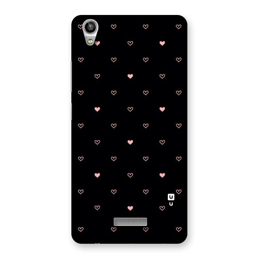 Tiny Little Pink Pattern Back Case for Lava-Pixel-V1
