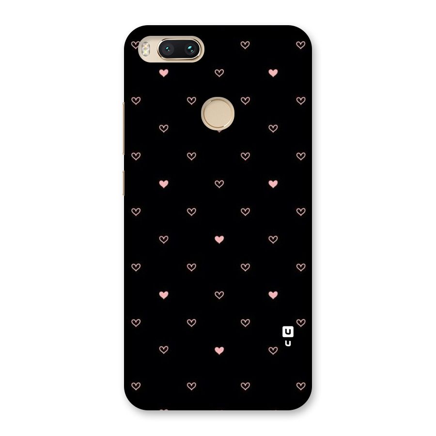 Tiny Little Pink Pattern Back Case for Mi A1
