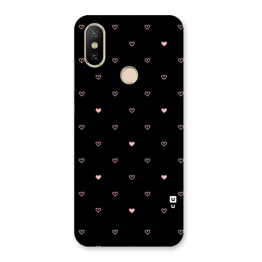 Tiny Little Pink Pattern Back Case for Mi A2