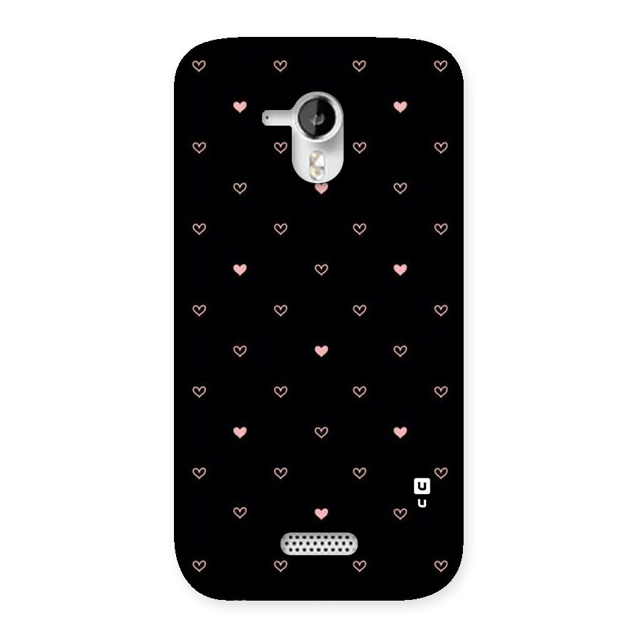 Tiny Little Pink Pattern Back Case for Micromax Canvas HD A116