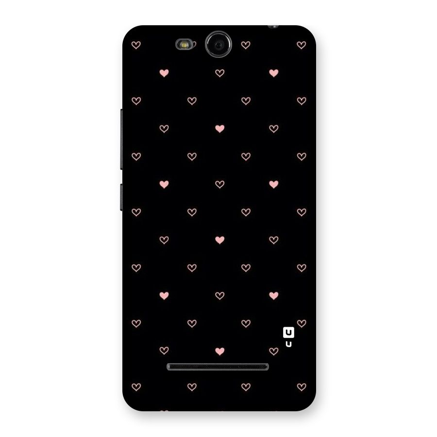 Tiny Little Pink Pattern Back Case for Micromax Canvas Juice 3 Q392