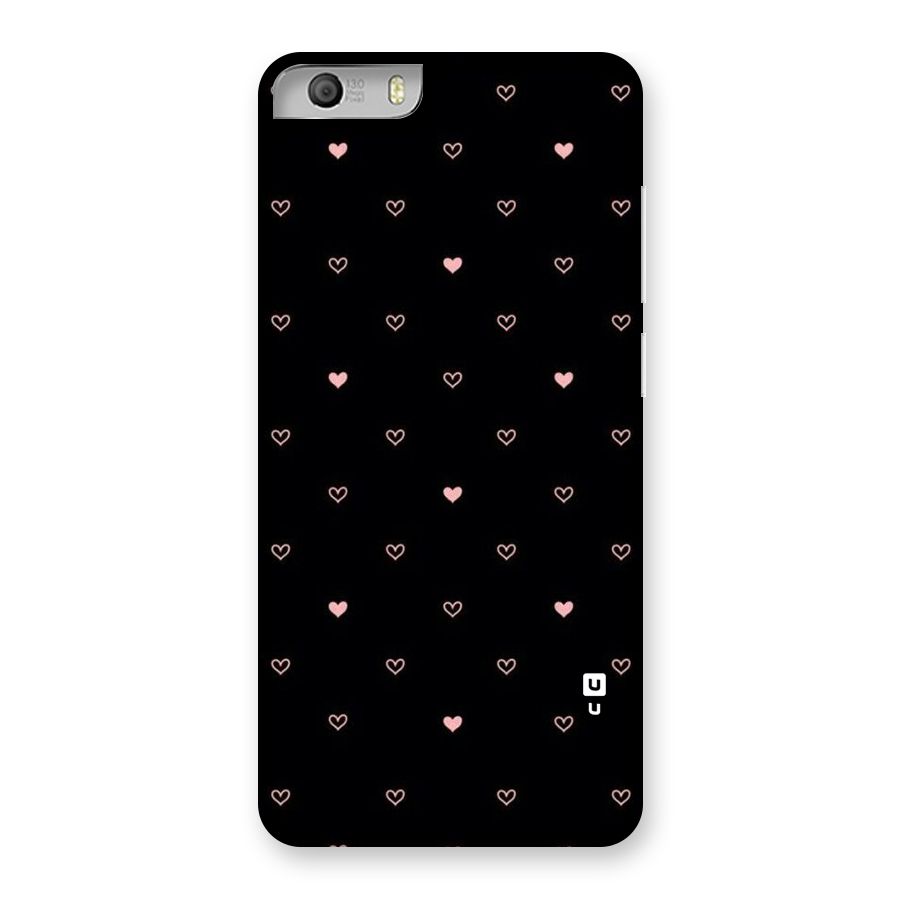 Tiny Little Pink Pattern Back Case for Micromax Canvas Knight 2