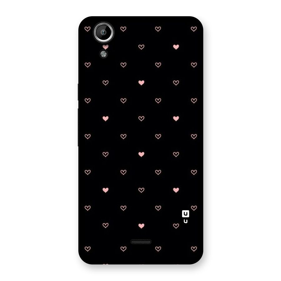 Tiny Little Pink Pattern Back Case for Micromax Canvas Selfie Lens Q345