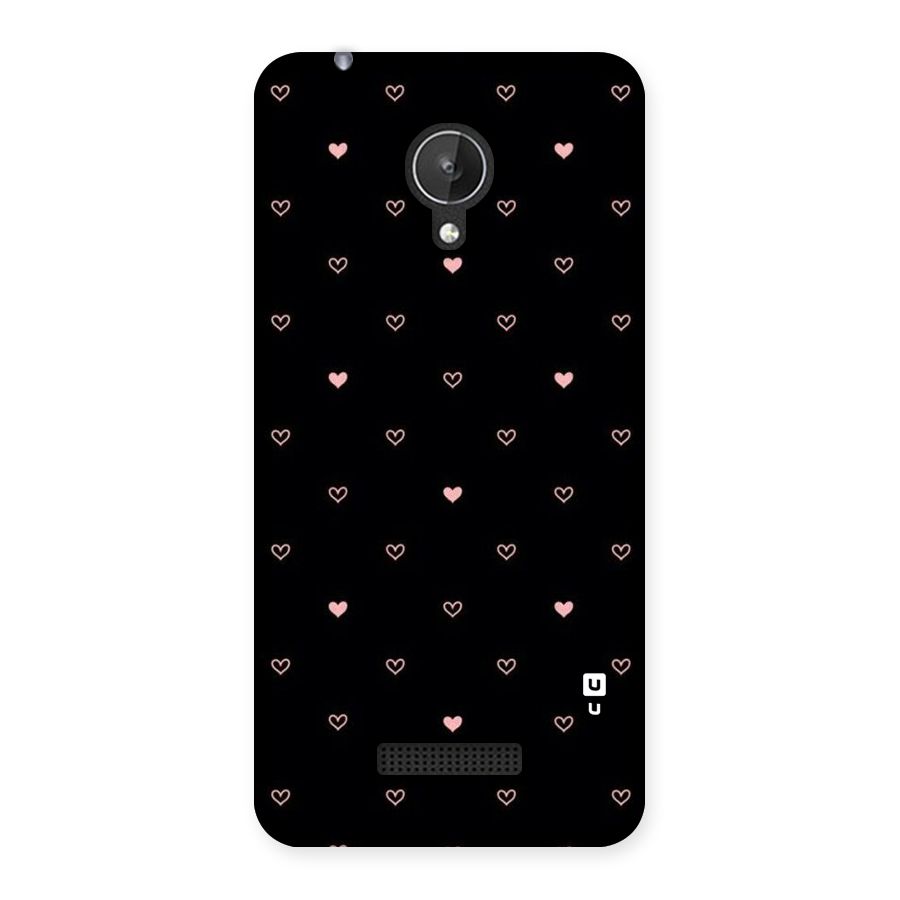 Tiny Little Pink Pattern Back Case for Micromax Canvas Spark Q380