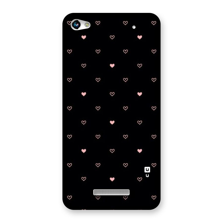 Tiny Little Pink Pattern Back Case for Micromax Hue 2