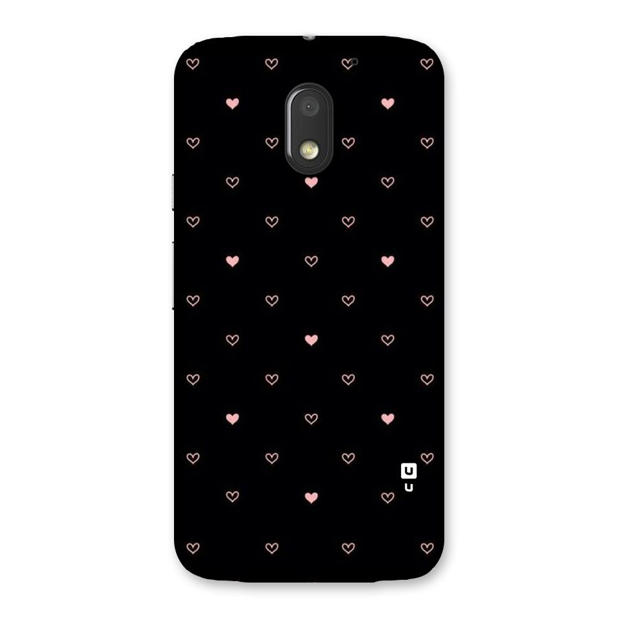 Tiny Little Pink Pattern Back Case for Moto E3 Power