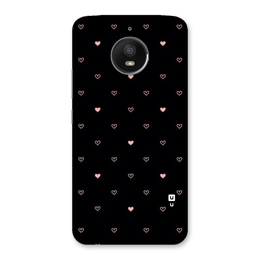 Tiny Little Pink Pattern Back Case for Moto E4 Plus