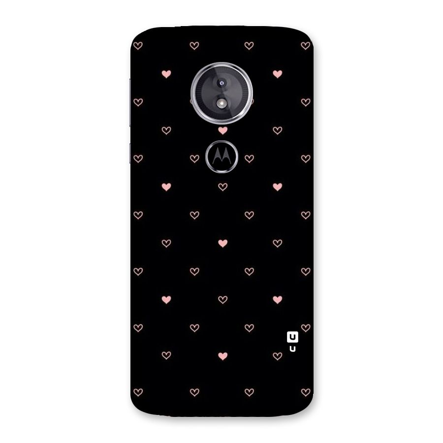 Tiny Little Pink Pattern Back Case for Moto E5