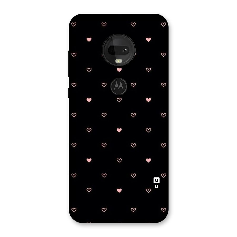 Tiny Little Pink Pattern Back Case for Moto G7
