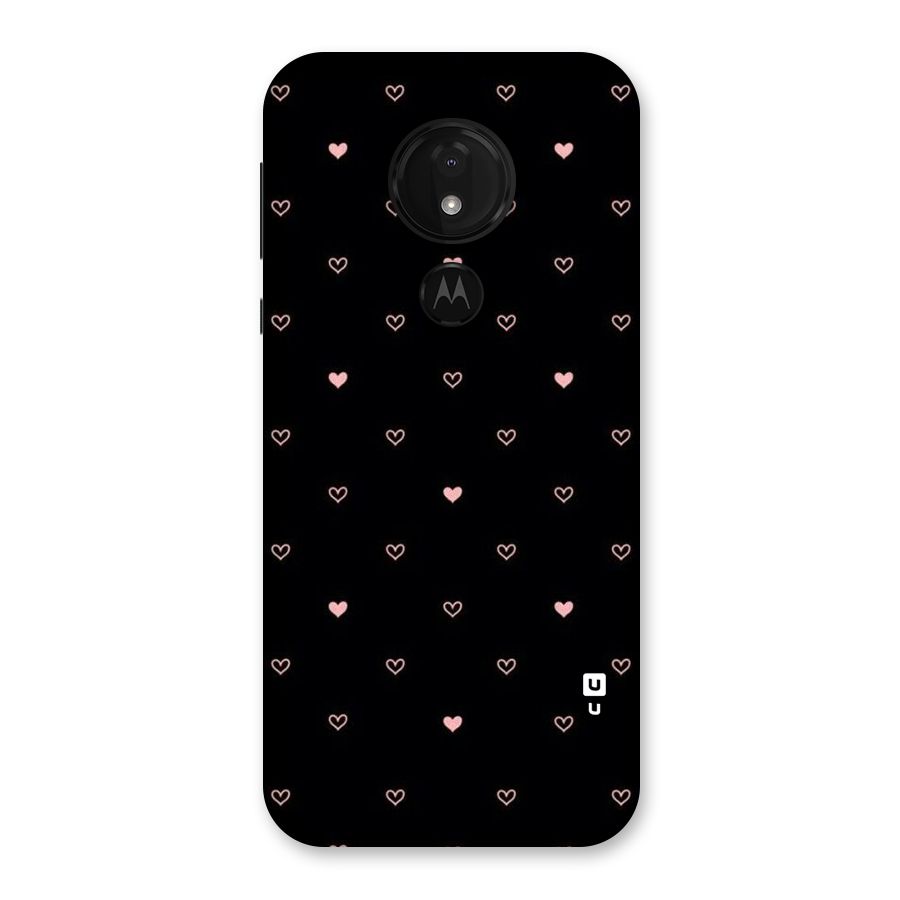 Tiny Little Pink Pattern Back Case for Moto G7 Power
