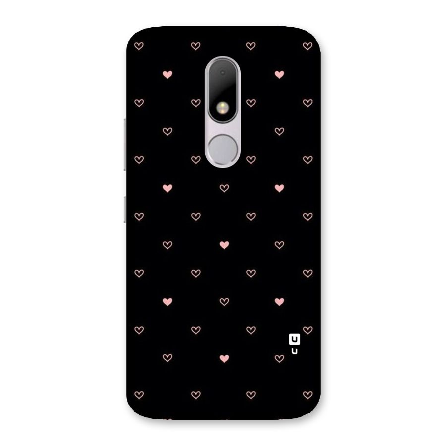 Tiny Little Pink Pattern Back Case for Moto M