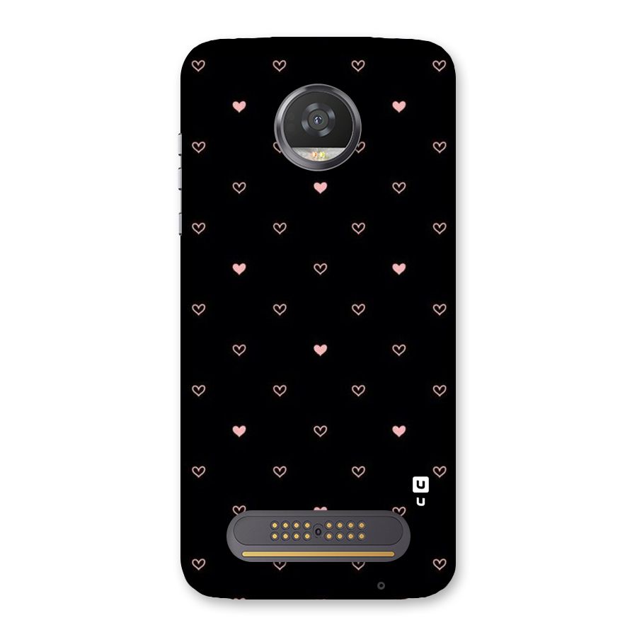 Tiny Little Pink Pattern Back Case for Moto Z2 Play