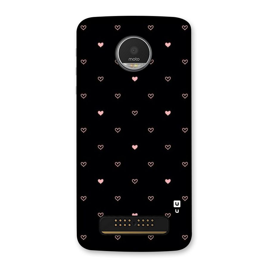 Tiny Little Pink Pattern Back Case for Moto Z Play
