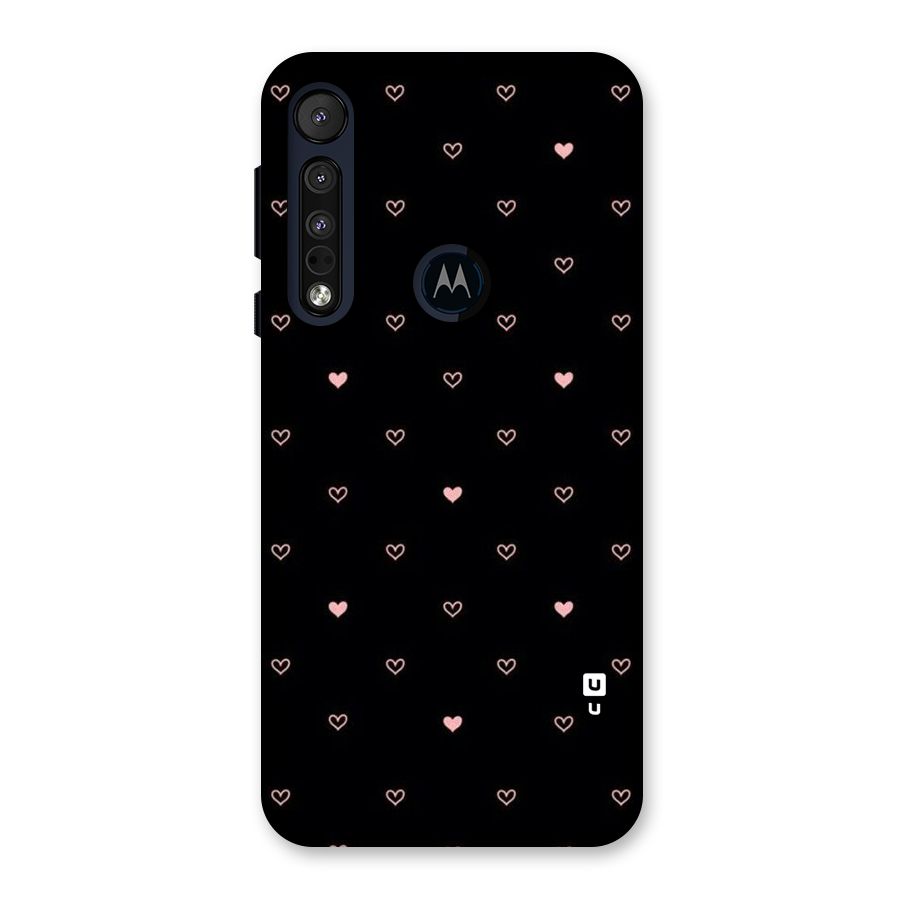 Tiny Little Pink Pattern Back Case for Motorola One Macro