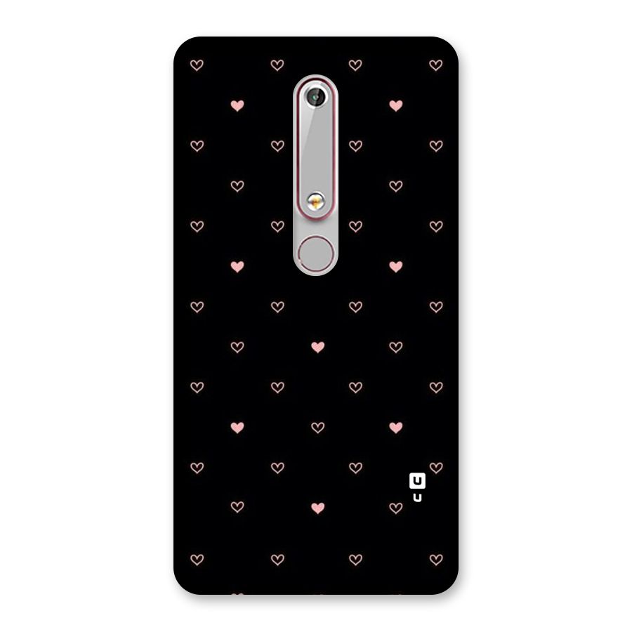 Tiny Little Pink Pattern Back Case for Nokia 6.1