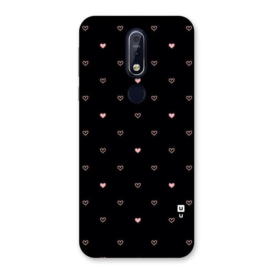 Tiny Little Pink Pattern Back Case for Nokia 7.1