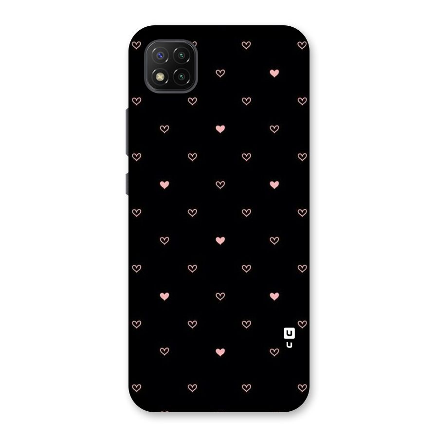 Tiny Little Pink Pattern Back Case for Poco C3