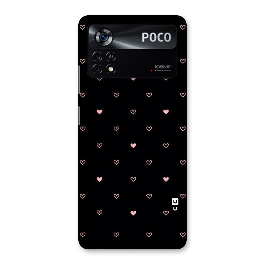 Tiny Little Pink Pattern Back Case for Poco X4 Pro 5G