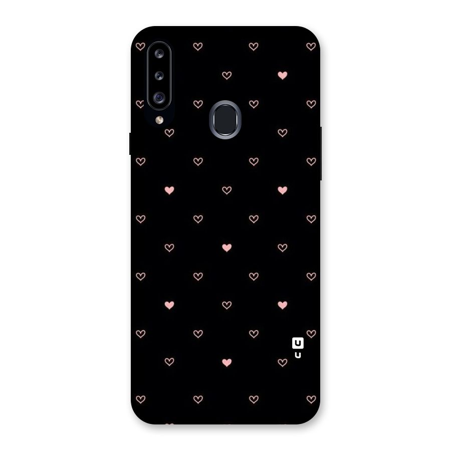 Tiny Little Pink Pattern Back Case for Samsung Galaxy A20s