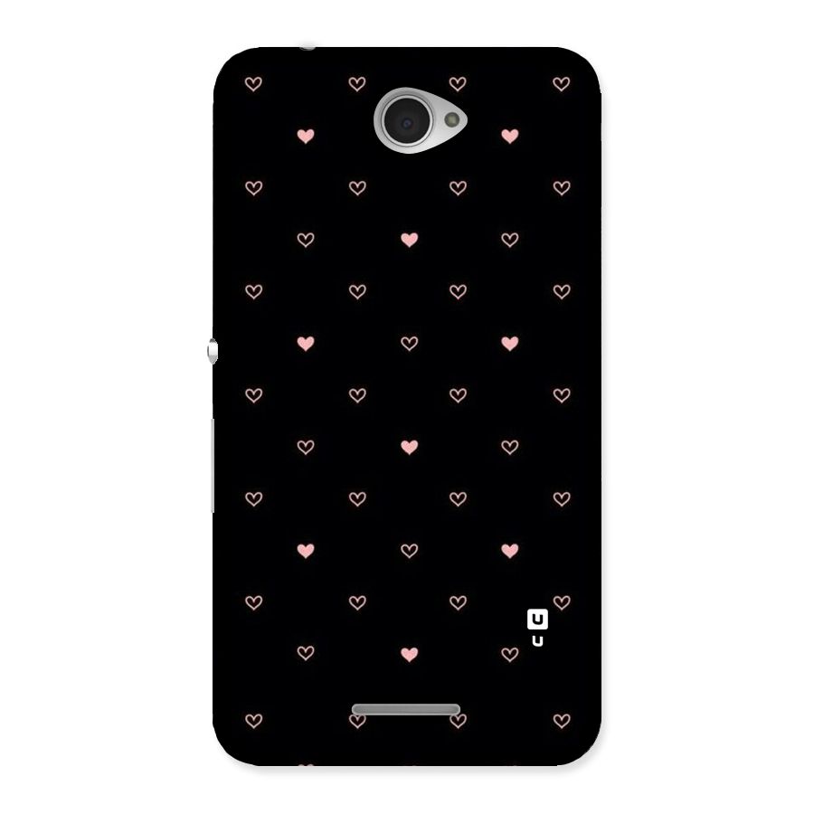 Tiny Little Pink Pattern Back Case for Sony Xperia E4
