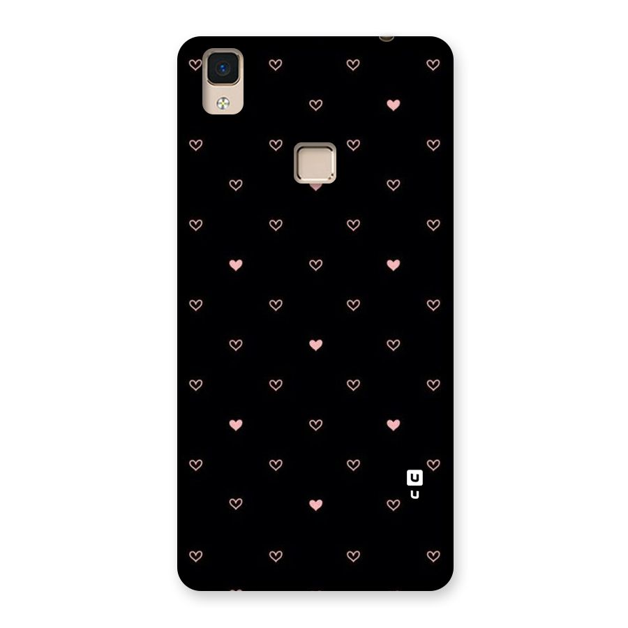 Tiny Little Pink Pattern Back Case for V3 Max