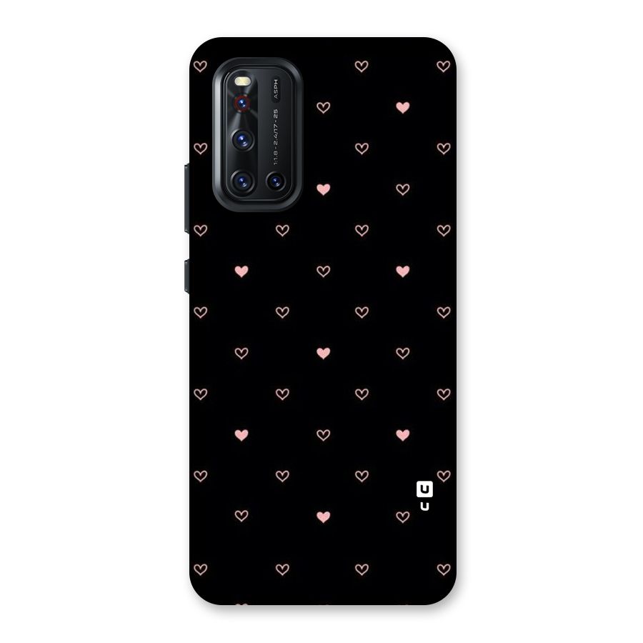 Tiny Little Pink Pattern Back Case for Vivo V19