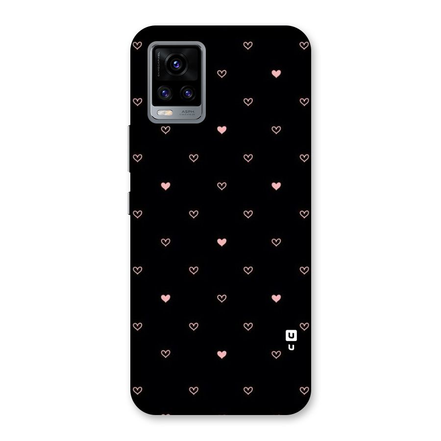 Tiny Little Pink Pattern Back Case for Vivo V20