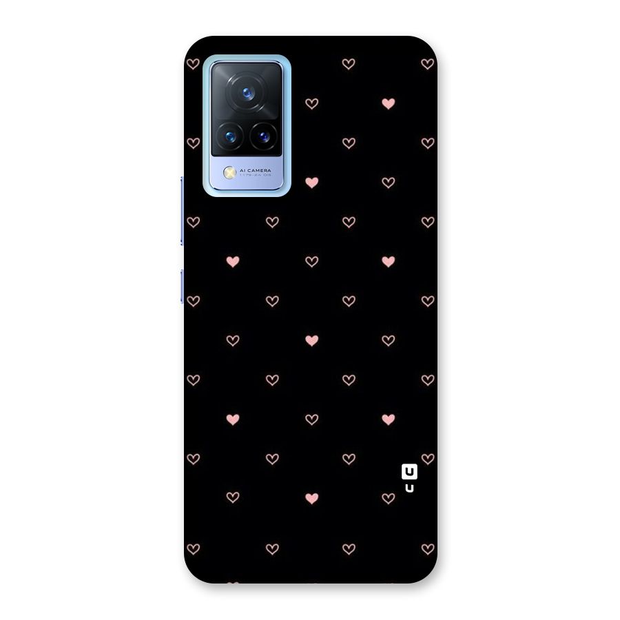 Tiny Little Pink Pattern Back Case for Vivo V21 5G
