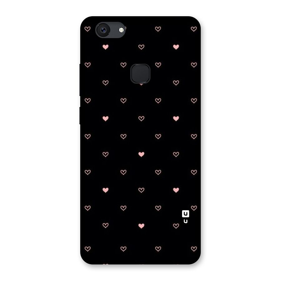 Tiny Little Pink Pattern Back Case for Vivo V7 Plus