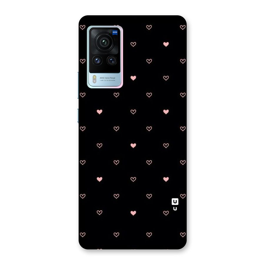 Tiny Little Pink Pattern Back Case for Vivo X60 Pro