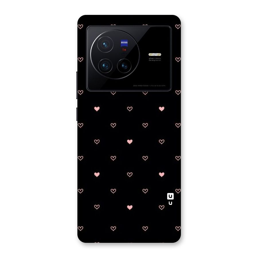Tiny Little Pink Pattern Back Case for Vivo X80