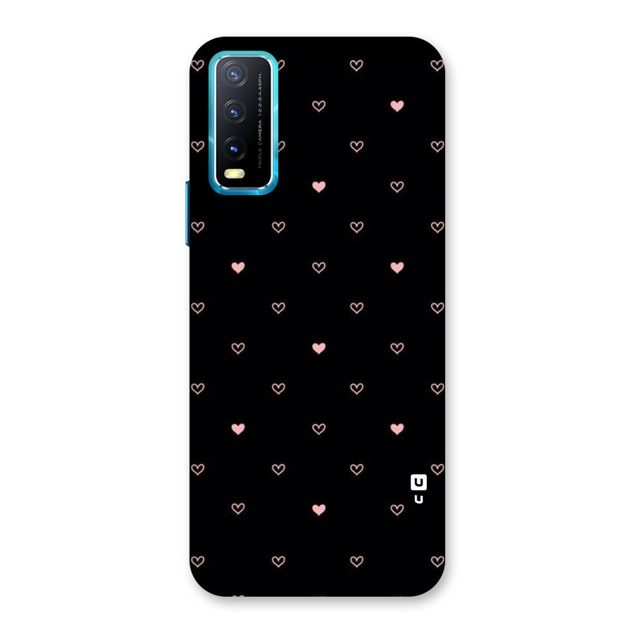 Tiny Little Pink Pattern Back Case for Vivo Y20A