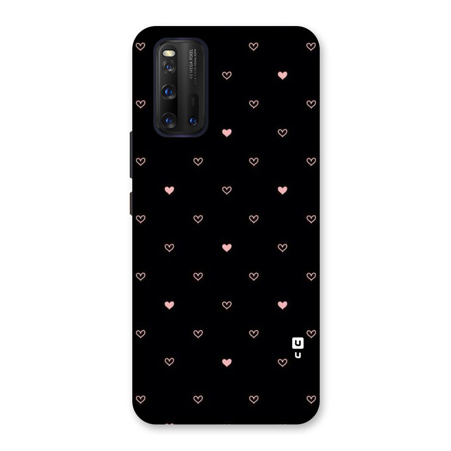 Tiny Little Pink Pattern Back Case for Vivo iQOO 3