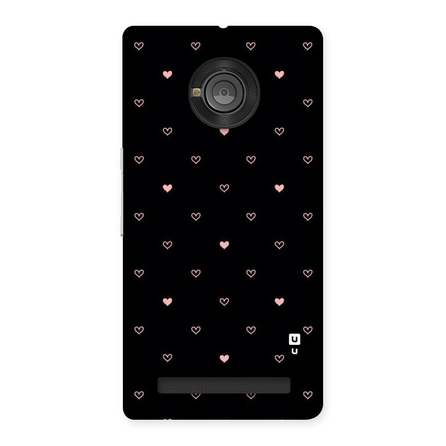 Tiny Little Pink Pattern Back Case for Yu Yunique