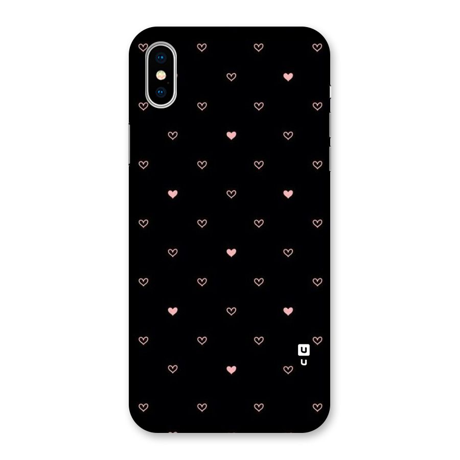 Tiny Little Pink Pattern Back Case for iPhone XS