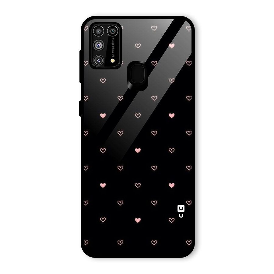 Tiny Little Pink Pattern Glass Back Case for Galaxy F41